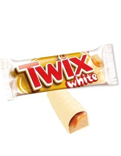 Chocolatina Twix White Chocolate Blanco 46gr 30uds