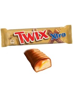 Chocolatina XXL Twix XTRA chocolate 75gr 30uds