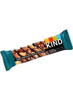Barritas Be-Kind Dark Chocolate Nuts & Sea Salt 12Uds 40Gr