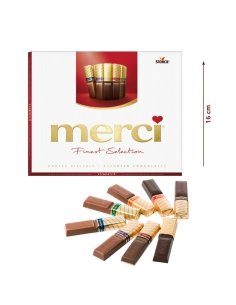 Caja Bombones Roja Petits Merci Surtidos 250Gr