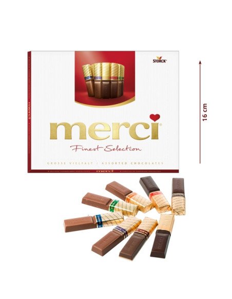 Caja Bombones Roja Petits Merci Surtidos 250Gr