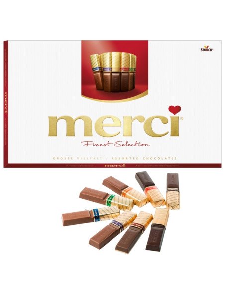 Caja Bombones Petits Merci Rojo 400Gr