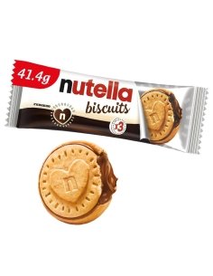Galletas de Nutella Biscuits T3 Nutella 28 Bolsitas de 3 Galletas