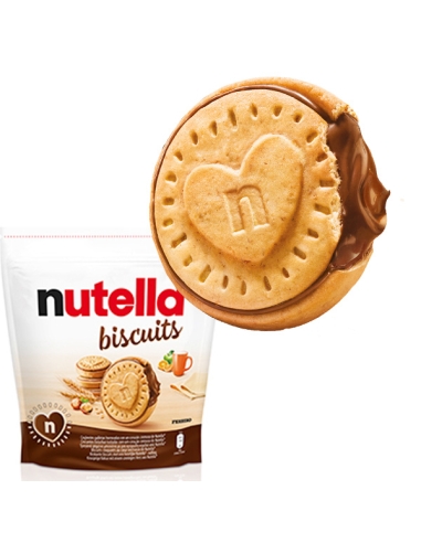 Galletas de Nutella Biscuits 193gr Nutella 10 Bolsitas