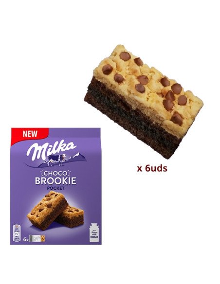 Bizcocho Milka Brookie Brownie 132gr 1ud