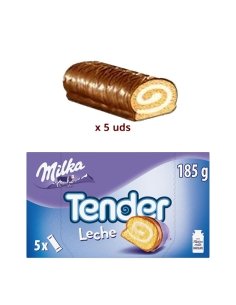 Caja Bizcocho Milka Tender 185gr 1ud (5 piezas)