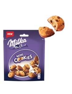 Galletas Milka Mini Cookies con pepitas chocolate 110gr 8 Bolsitas