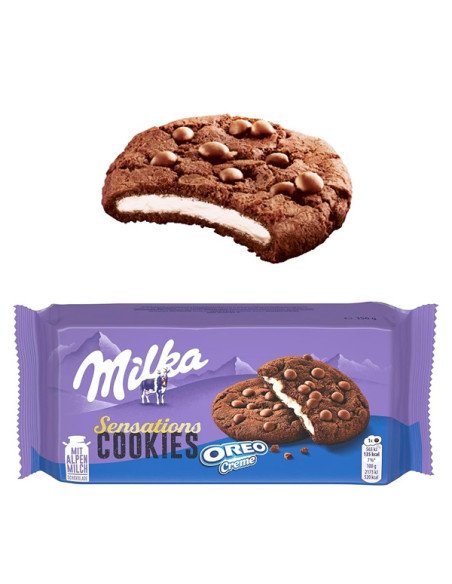 Caja Galletas Milka Cookies Oreo Sensation 156gr 1ud