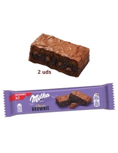 2 Bizcochos Milka Choco Brownie 50gr 24 Bolsitas