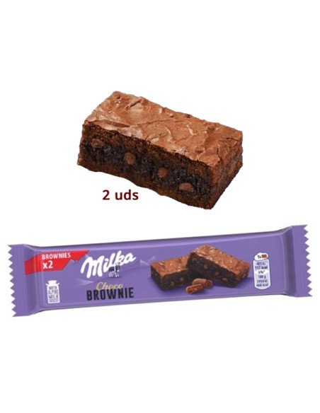 2 Bizcochos Milka Choco Brownie 50gr 24 Bolsitas