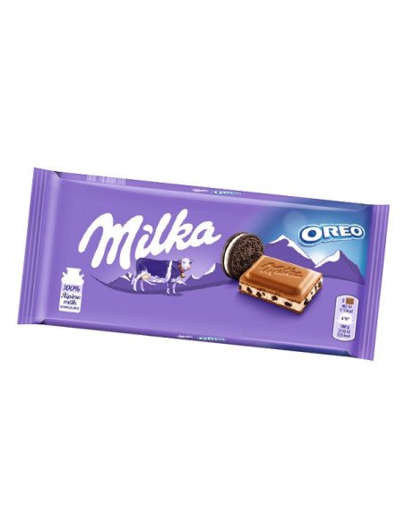Tableta Chocolate Milka Oreo 100Gr 1ud