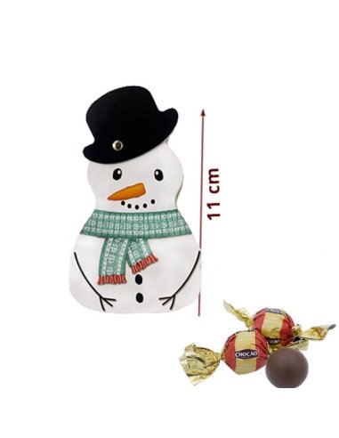 Caja Bombones Lata pequeña Muñecos de Nieve 1ud 55gr