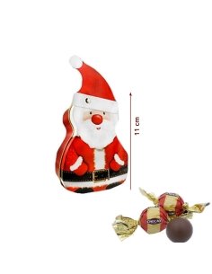 Caja Bombones Lata pequeña Papa Noel 1ud 55gr