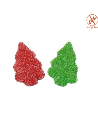 Chuches Navidad Árbol Verdes y Rojos 1Kg Vidal Golosinas (110Uds Aprox)