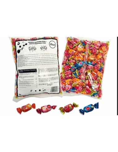 Caramelos Masticables ácido Titus 1Kg (200uds aprox)