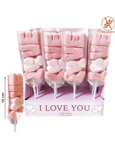 Brocheta Nubes Love 50gr 16uds Sidral