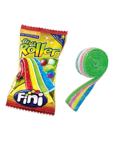 Roller Fantasía multifruit lenguas de regaliz envueltas 40uds Fini Golosinas