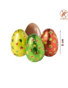 Huevos Chocolate Leche Medianos Estañados 25Gr 35uds Simón Coll Pascua