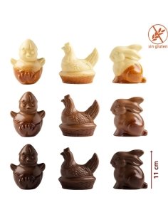 Figuras Surtidas Chocolate 30Uds 60Gr Simón Coll Pascua