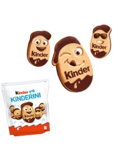 Galletas Kinderini Kinder 250gr 20 Bolsitas