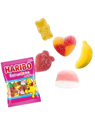 Favoritos Azucarados 18 Bolsitas de 90gr Haribo Golosinas