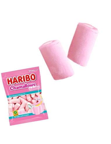 Tubular Mallows Nubes 18 bolsitas 90Gr Haribo golosinas