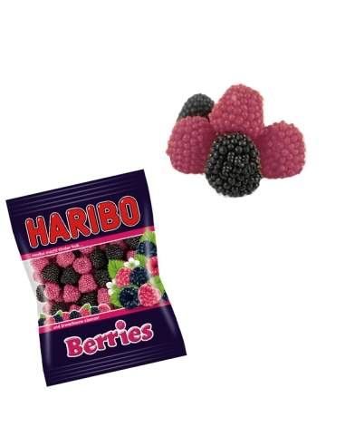 Moras Berries 18 bolsitas 100gr Haribo golosinas