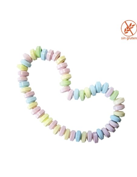 Collares de caramelos comprimido Dextrosa 120uds JLopez