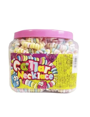 Collares de caramelos comprimido Dextrosa 120uds JLopez