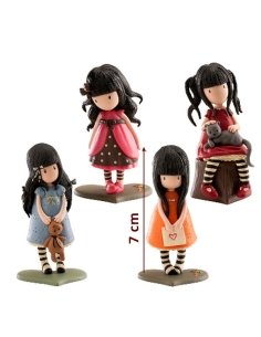 Muñecos Gorjuss 7cm 8uds Dekora para Mona de Pascua