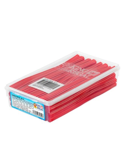 Barras de Regaliz Rojo Fresa dulce 40uds King Regal