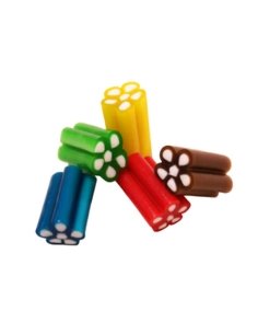 Regaliz Pistones Balines colores Frutas 1Kg King Regal