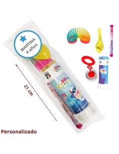 Bolsita Cumpleaños con Pompero para a partir 3 años personalizada