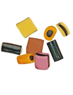 Regaliz surtido inglés Konfekt Allsorts 1Kg Haribo Golosinas