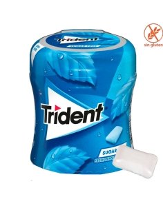Bote Chicle Trident Menta 60 chicles 6 Botes