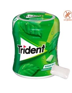 Bote Chicle Trident Hierbabuena 60 chicles 6 Botes