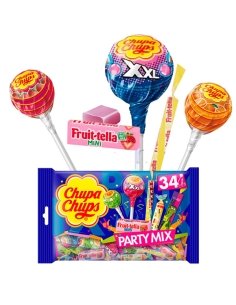 Surtido Bolsa Party Mix de Chupa Chups 400Gr (34 Piezas)