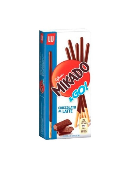 Mikado chocolate Leche Pocket Go 39gr 24uds De Lu