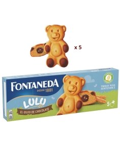 Bizcochos Rellenos de Chocolate con Leche Ositos Lulú 150gr