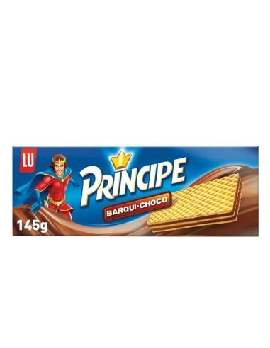 Galletas Barquillo de chocolate Príncipe de Lu 145gr