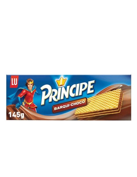 Galletas Barquillo de chocolate Príncipe de Lu 145gr