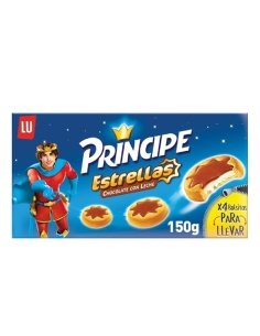 Galletas Estrellas de chocolate Príncipe de Lu 150gr