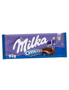 Tableta Chocolate Milka Sandwich Oreo 92Gr 1ud