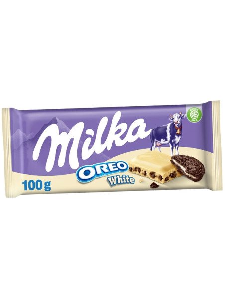 Tableta Chocolate Milka Blanco Oreo 100Gr 1ud