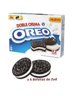 Galletas Oreo Doble crema Vainilla 170gr 1 estuche