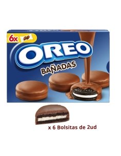 Galletas Oreo Bañada Chocolate leche 246gr 1 Estuche