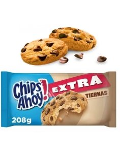 Galletas Chips Ahoy Extratierna Soft y Crunchy 208gr