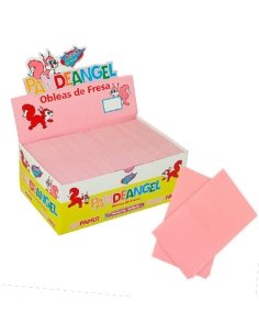 Oblea de Fresa o pan de ángel 200uds Churruca