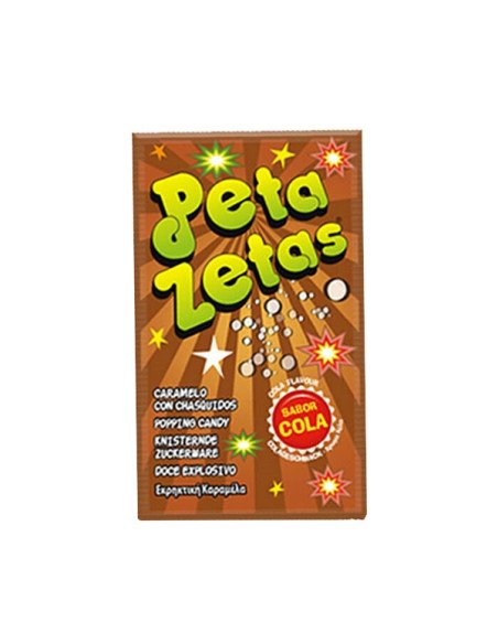Peta Zetas sabor Cola Caramelos con Chasquidos 50uds