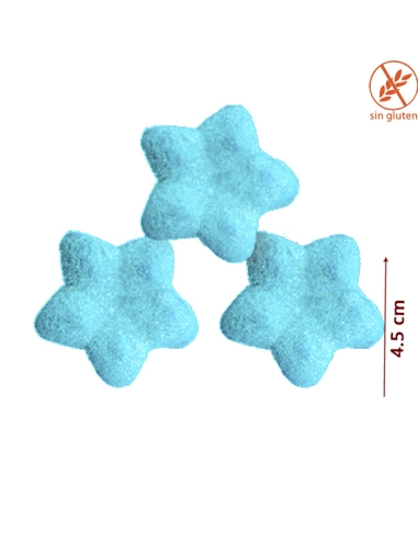 Nubes Chuches Estrellas color azul cielo 100uds Bulgari Golosinas
